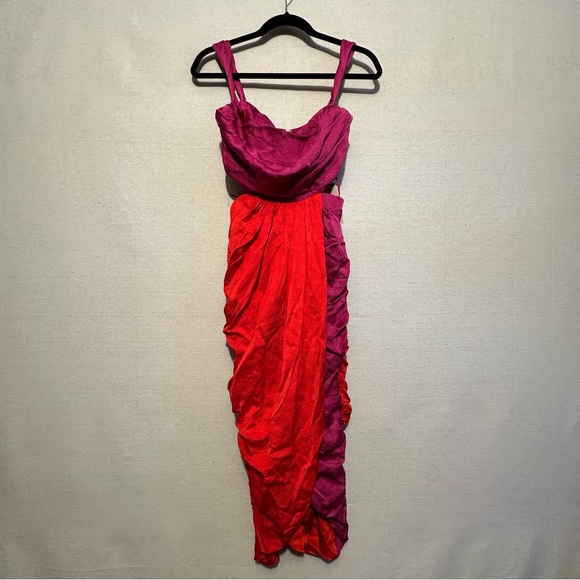 NWT AMUR Persey Twist Strap Dress - size 00 - Picture 3 of 7